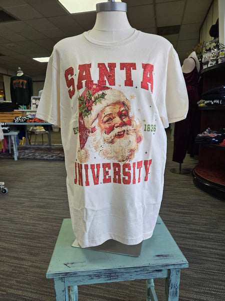 Vintage Santa University Tee