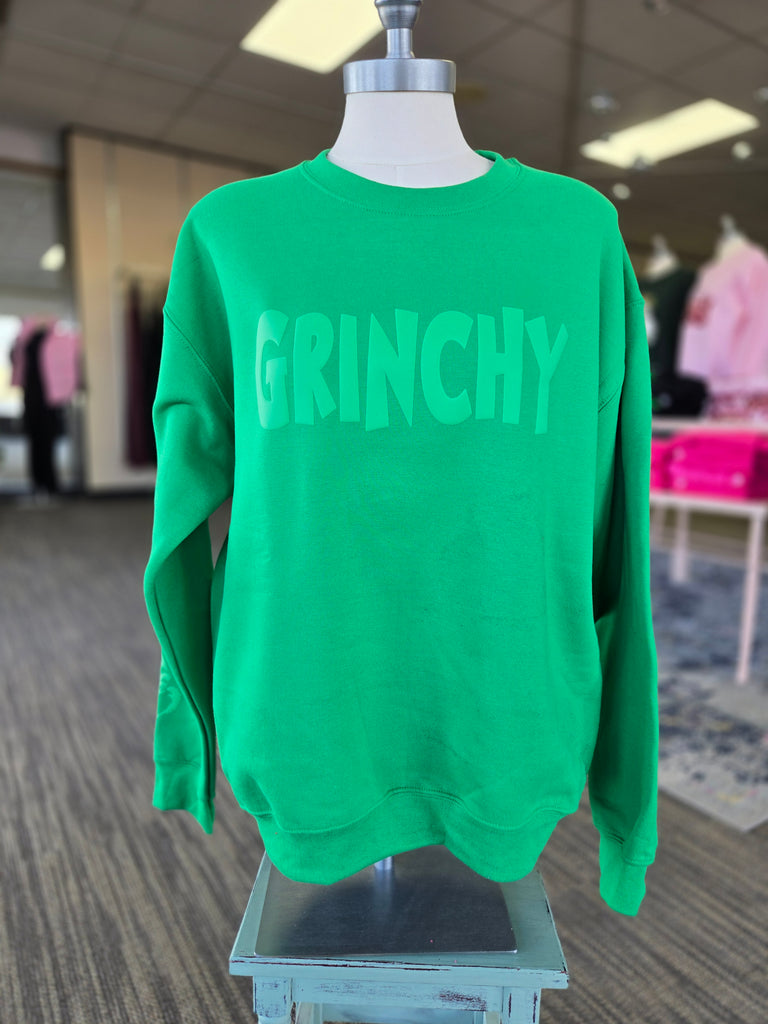 Green Puff Grinchy Sweatshirt