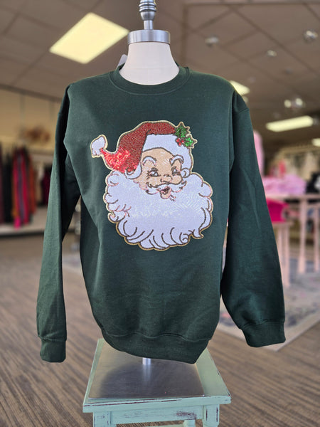 Santa Patched Sweatshirt