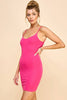 Pink Double Layered Mini Dress