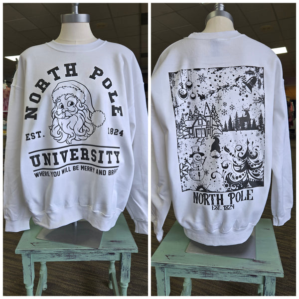 Black North Pole Sweatshirt PREORDER