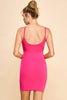 Pink Double Layered Mini Dress